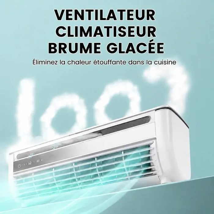 Mini Refroidisseur d'Air Mural avec Télécommande