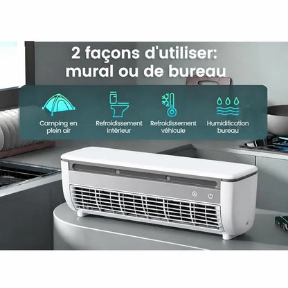 Mini Refroidisseur d'Air Mural avec Télécommande