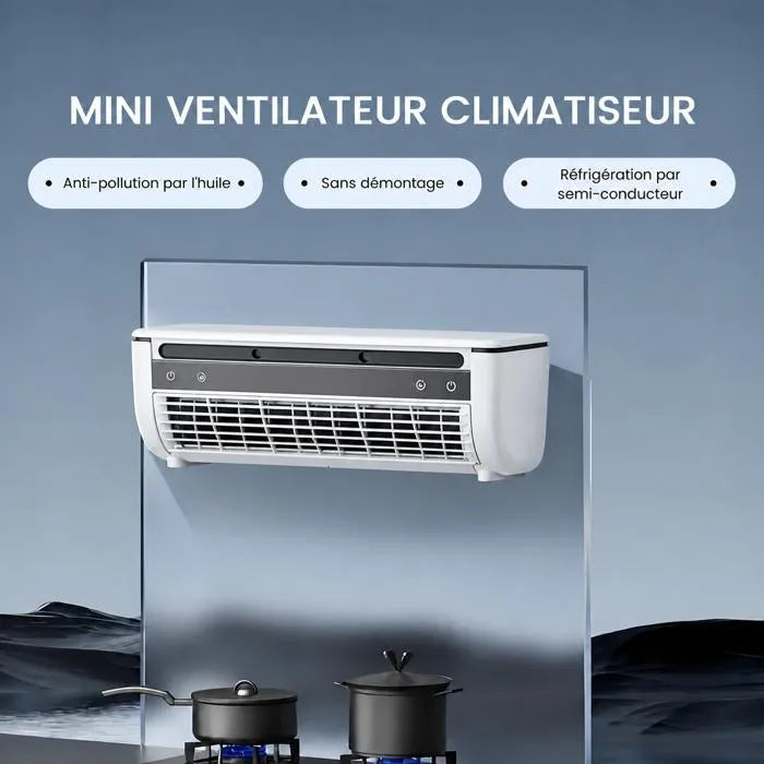 Mini Refroidisseur d'Air Mural avec Télécommande