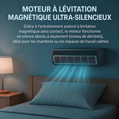 Mini Refroidisseur d'Air Mural avec Télécommande – Noir