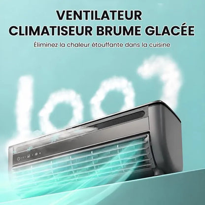 Mini Refroidisseur d'Air Mural avec Télécommande – Noir